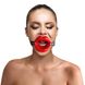 Кляп-расширитель в форме губ Art of Sex – Gag Lips, натуральная кожа
