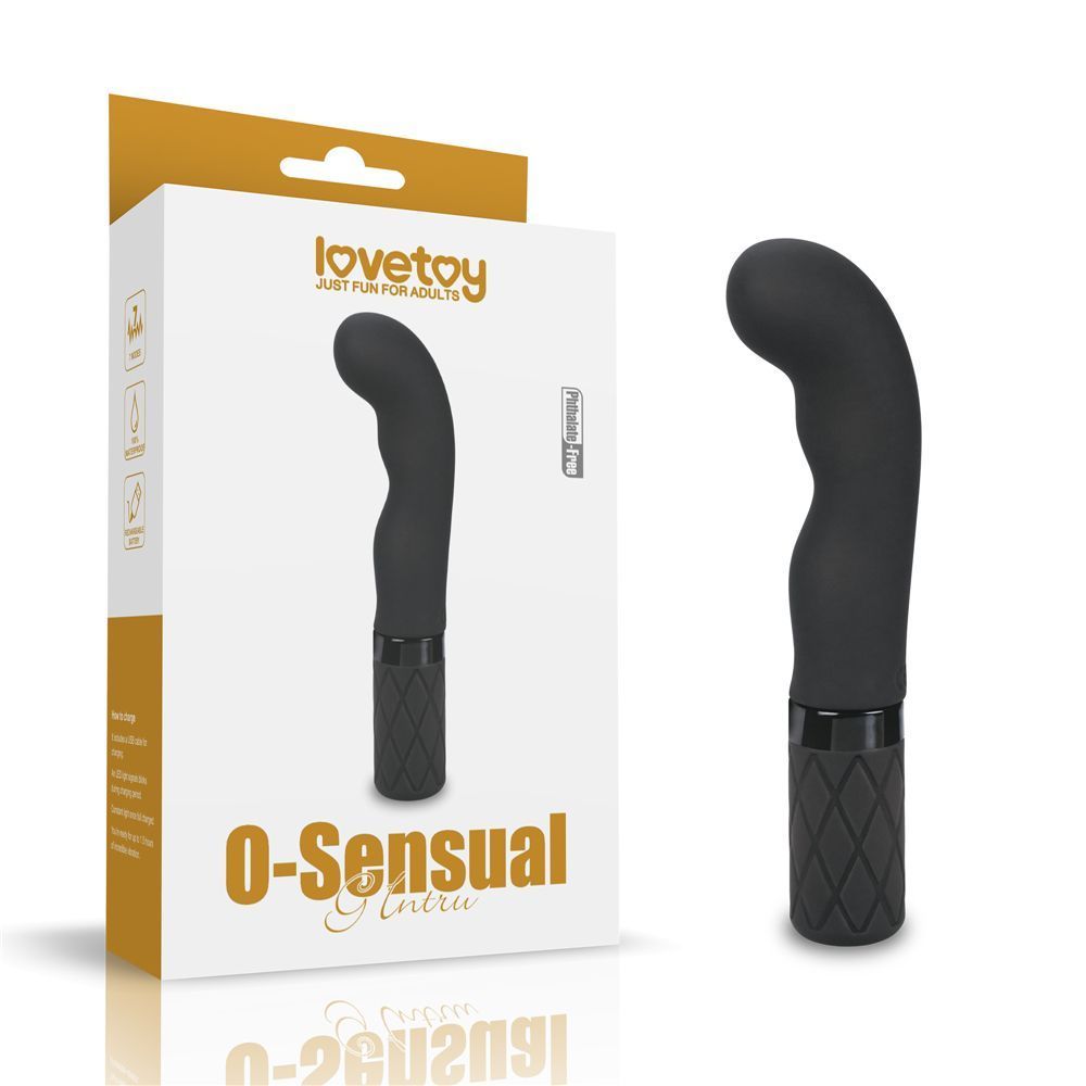 Вібратор для точки G Lovetoy O-Sensual G Intru, Черный