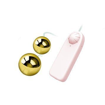 Вагинальные шарики с вибрацией Golden Balls