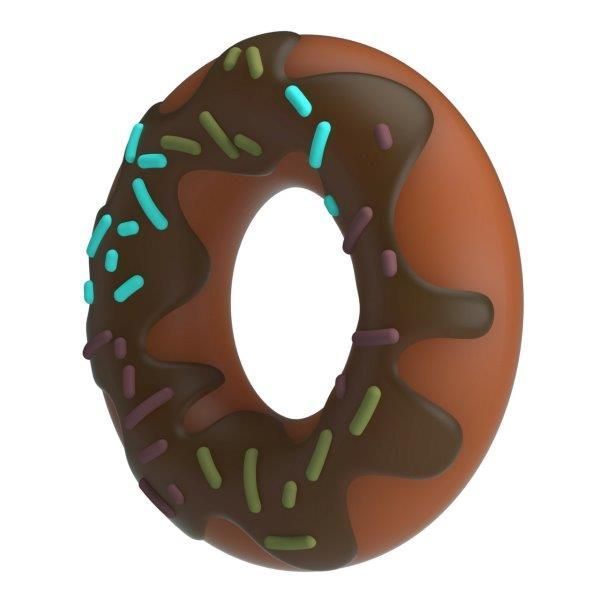 Кольцо для члена Pretty Love Choco Super Donut Silicone Cock Ring