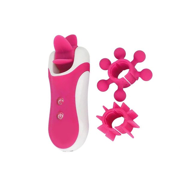Стимулятор с имитацией оральных ласк FeelzToys - Clitella Oral Clitoral Stimulator Pink