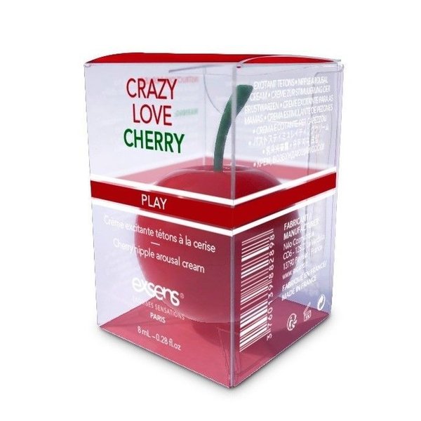 Збудливий крем для сосків EXSENS Crazy Love Cherry (8 мл) з жожоба та олією ши, їстівний