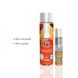 Комплект смакових лубрикантів System JO GWP - Peaches & Cream - Peachy Lips 120 мл & H2O Vanilla 30