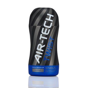 Мастурбатор Tenga Air-Tech TWIST Ripple Blue, Черный