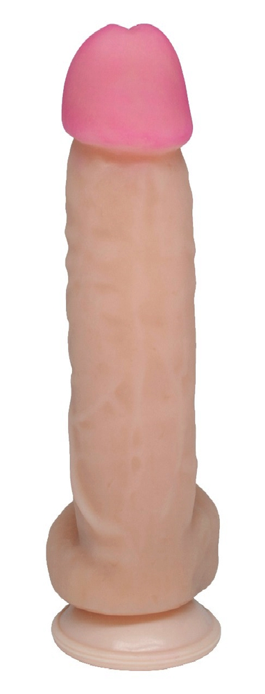 Фаллоимитатор EGZO Ciberskin DS011 ( 22,5 см х 5,5 см ), телесный