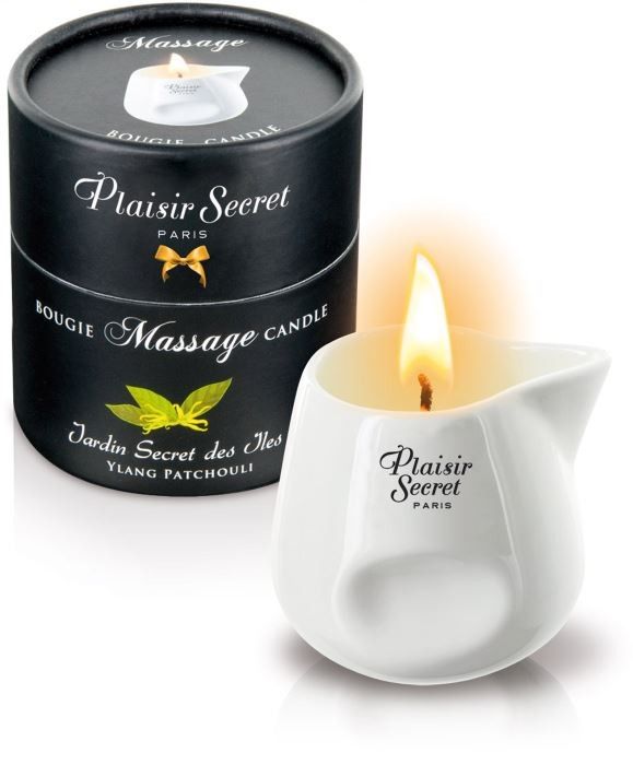 Масажна свічка Plaisirs Secrets Ylang Patchouli, 80 мл