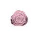 Стеклянная анальная пробка Pillow Talk Rosy Luxurious Glass Anal Plug, ⌀3,3 см, вибропуля в подарок, Прозрачный