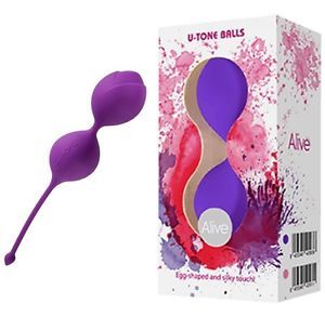 Вагинальные шарики Alive U-Tone Balls Purple