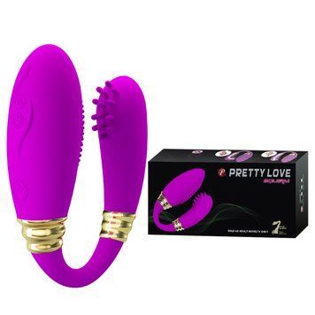 Вибратор для пары Pretty Love Squirm, Фиолетовый