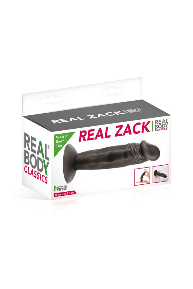 Фаллоимитатор Real Body - Real Zack Black