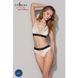 Еластичний топ із мереживом Passion PS001 TOP ecru, size M