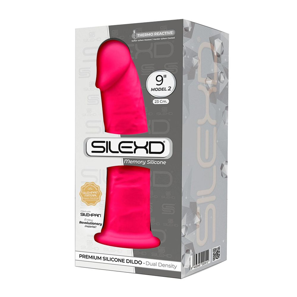 Фаллоимитатор Silexd Premium Silicone Dildo Model 2 Size 9, розовый