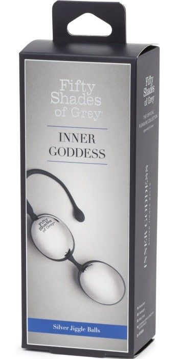 Вагинальные шарики Inner Goddess Silver Jiggle Balls от Fifty Shades of Grey