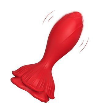 Анальная пробка &ndash; Rosenberg Red, 9 Vibration Functions, Красный