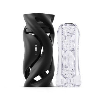 Мастурбатор Dorcel DEEP BLOW BLACK, подвійне використання, Черный