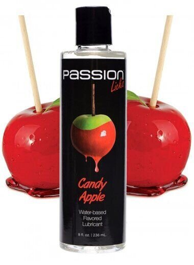 Лубрикант оральний із смаком карамелевого яблука Passion Licks Сandy apple 236 мл
