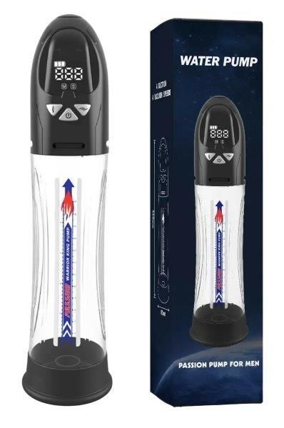 Водонепроницаемая, автоматическая вакуумная помпа с зарядкой от USB CANWIN Water Pump LCD