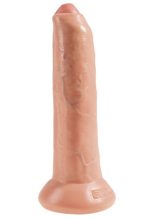 Фаллоимитатор Uncut Cock 9&Prime; &mdash; с подвижной крайней плотью, присоска, телесный