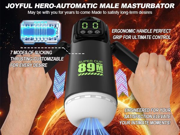 Мастурбатор с вибрацией и функцией всасывания Foxshow Masturbator With Vibration and Suction Function M510, WYS-M510, Черный