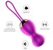 Вагинальные шарики с вибрацией и с пультом  FOX - Vibrating Silicone Kegel Balls USB