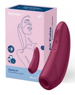 Вакуумный клиторальный стимулятор Satisfyer Curvy 1+ Red