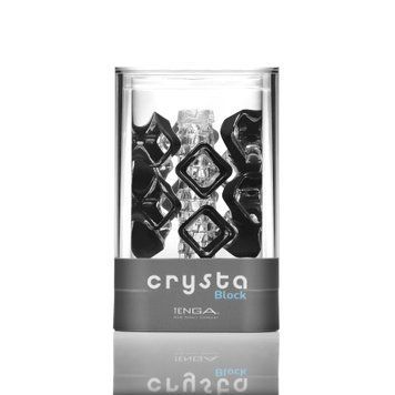 Мастурбатор TENGA Crysta Block, Прозрачный