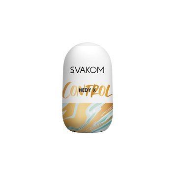 Яйце-мастурбатор Svakom Hedy X-Control, Білий