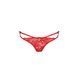 Трусики із зав'язочками з боків WARDA THONG red S/M - Passion Exclusive