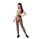 Колготки с открытым доступом, контрастная линия TIOPEN 010 black 1/2 (20 den) &mdash; Passion