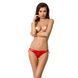 Трусики із зав'язочками з боків WARDA THONG red S/M - Passion Exclusive