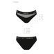 Трусики с прозрачной вставкой Passion PS006 PANTIES black, size M