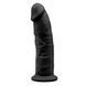 Фаллоимитатор Silexd Premium Silicone Dildo Model 2 с термоэффектом, Черный
