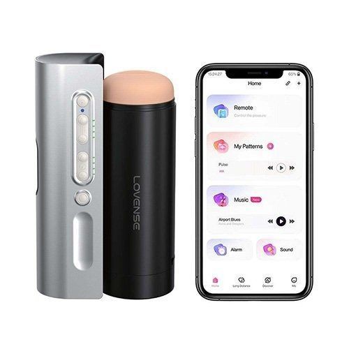 Интерактивный смарт-мастурбатор Lovense Solace Pro, до 300 фрикций в минуту, до 12,5 часов работы, Черный