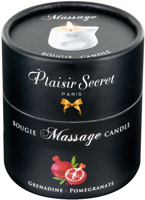 Масажна свічка Plaisirs Secrets Pomegranate, 80 мл