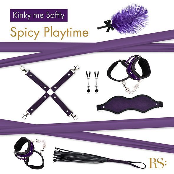 Набор для BDSM RIANNE S - Kinky Me Softly Purple з 8 предметів