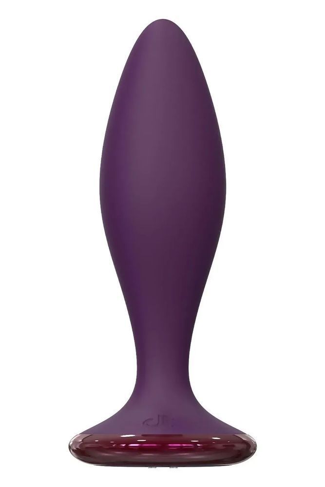 Анальний вібратор Dreamtoys Glam з пультом, фіолетовий, 12.8 см, Фіолетовий