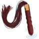 Вібратор Virbating Flogger, бордовий, Бордовий
