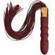 Вібратор Virbating Flogger, бордовий, Бордовий