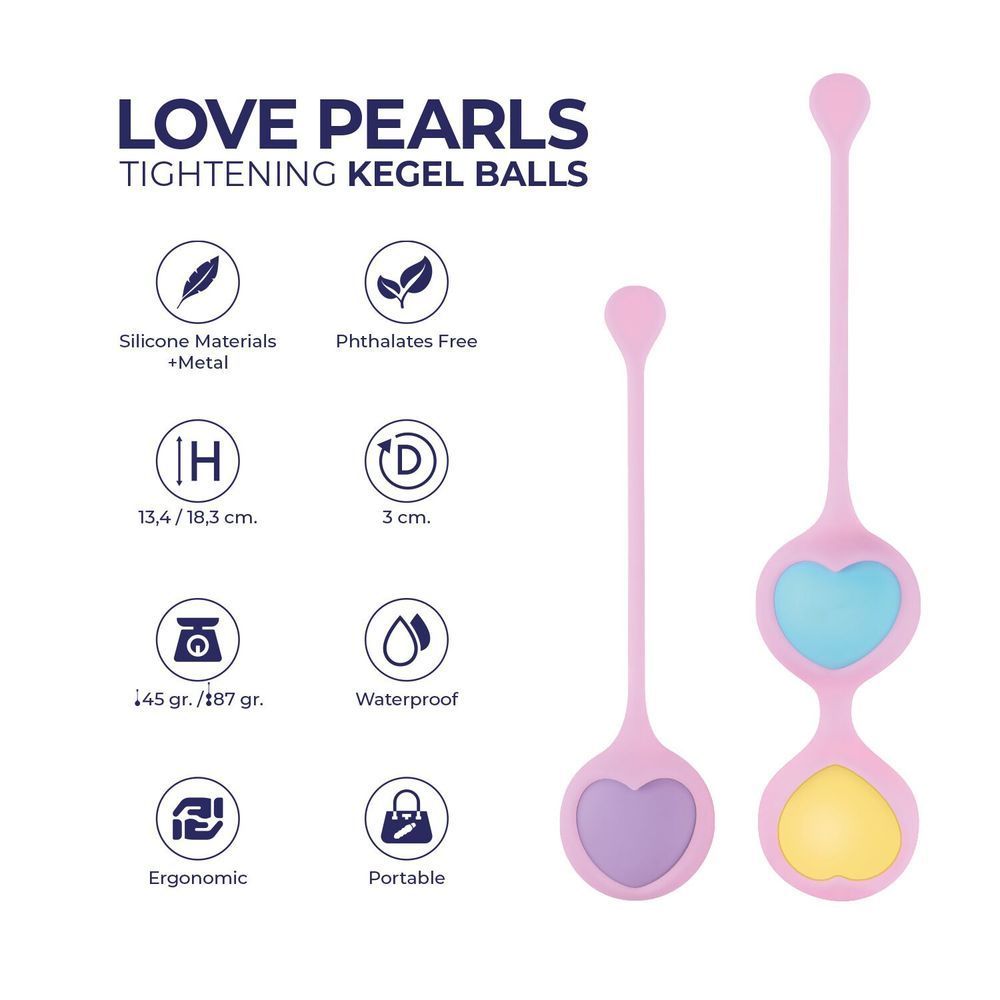 Вагинальные шарики Wooomy Love Pearls