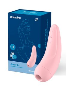 Вакуумный клиторальный стимулятор Satisfyer Curvy 2+ Pink