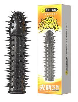 Стимулирующая насадка Meleon - Screaming Thorn Wolf Braces BLACK, PS-27