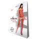 Бодістокінг Passion BS067 red, комбінезон, імітація панчох та топа на бретелях