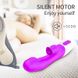 Hi-tech вібратор Silicon,7 Function and Heating Mode, Purple