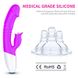Hi-tech вібратор Silicon,7 Function and Heating Mode, Purple