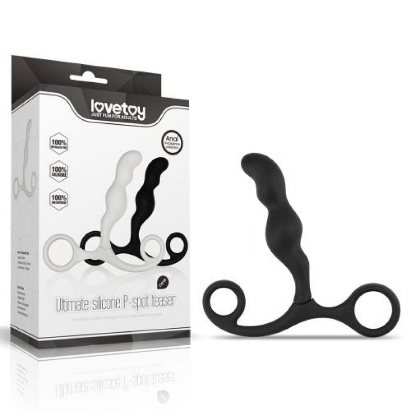 Стимулятор простати Lovetoy Ultimate Silicone P Spot Teaser, Черный