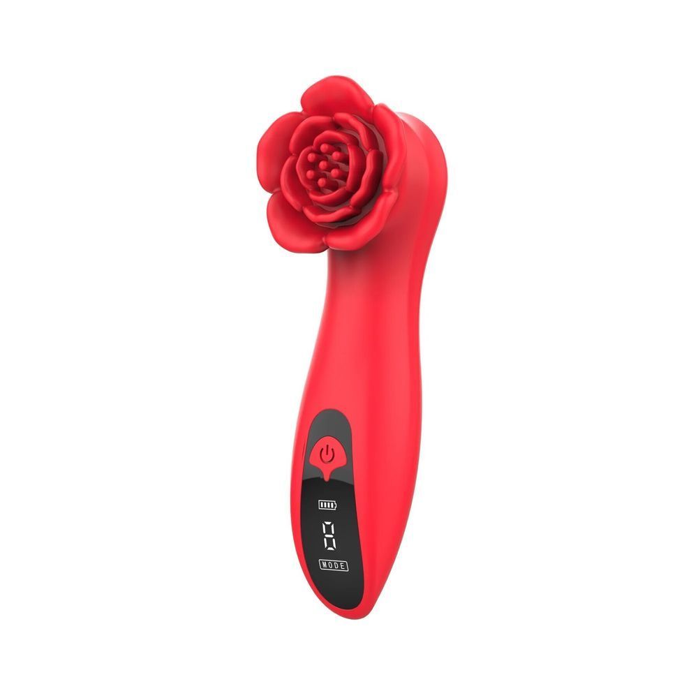 Вибратор для клитора Loviss Tona Rose Vibrator, Красный