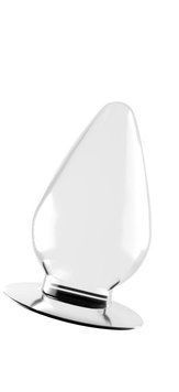 Анальная пробка Flawless Clear Anal Plug 4.5, прозрачная, Прозрачный