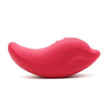 Вибратор и клиторальный стимулятор Kistoy Heidi Red, Красный
