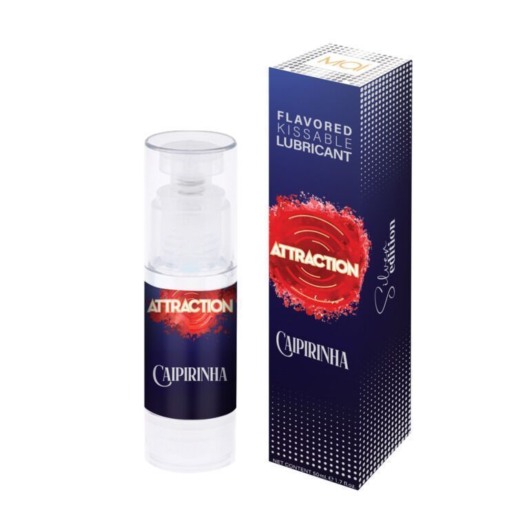 Смазка для орального секса на водной основе MAI Attraction Caipirinha (50 мл), 50 ml, Цитрусовый