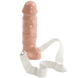 Фаллопротез Doc Johnson Strappy Penis-Hard On Cock 7 inch, зовн. діам. 4,7см, внутр. діам. 3,9см
